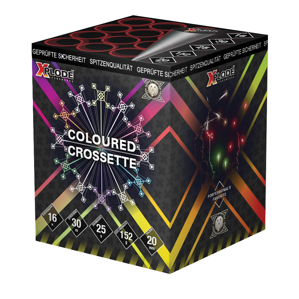 Coloured Crossette Coloured Crossette
