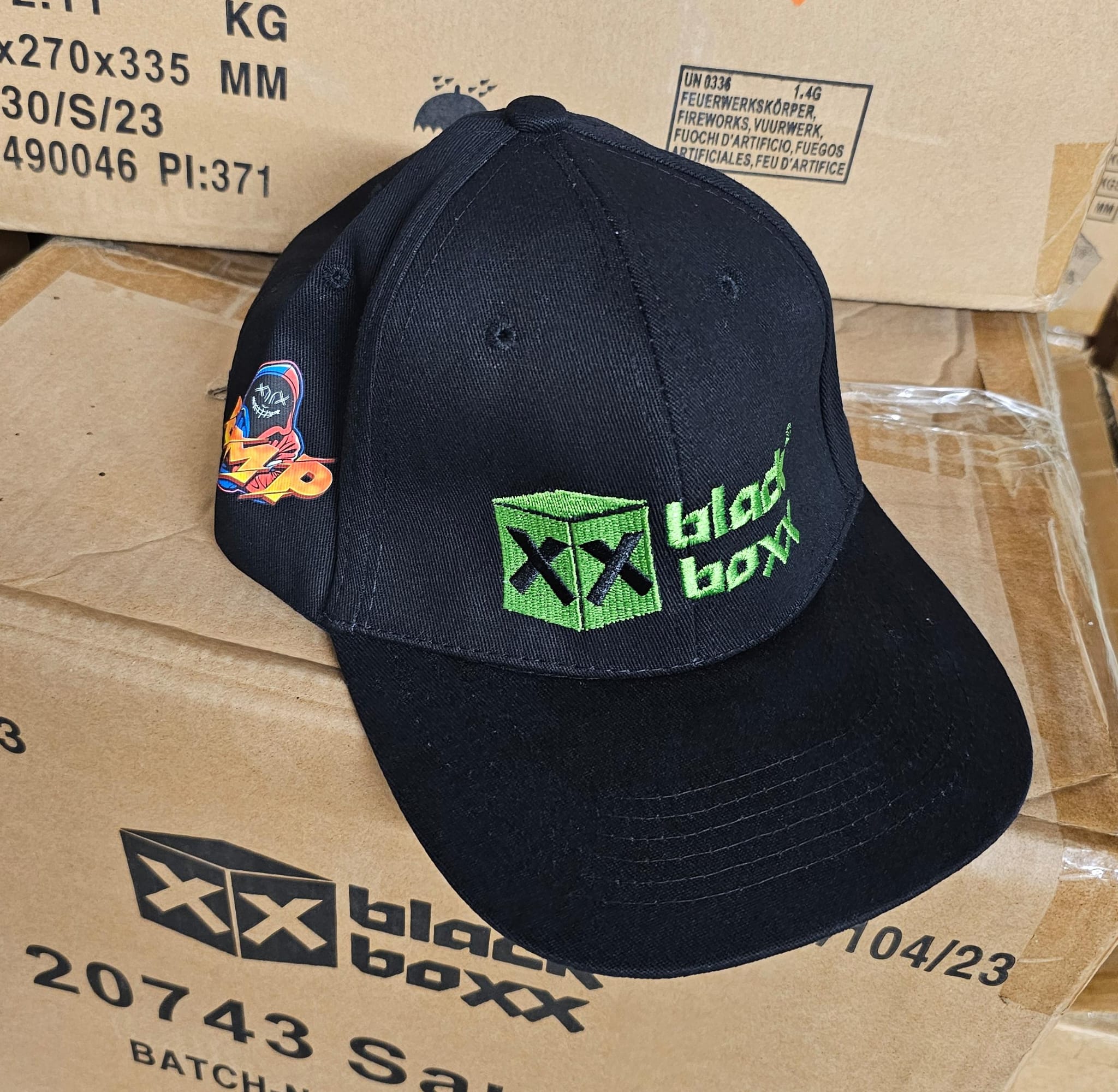 Blackboxx Baseball Cap mit 3x Logo